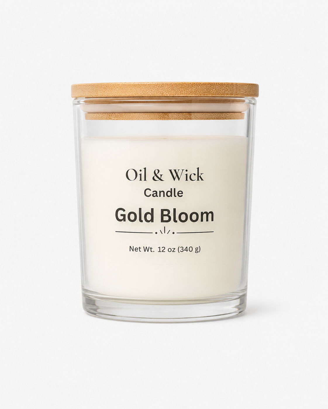 Oil & Wick Candle 12oz (Preorder)
