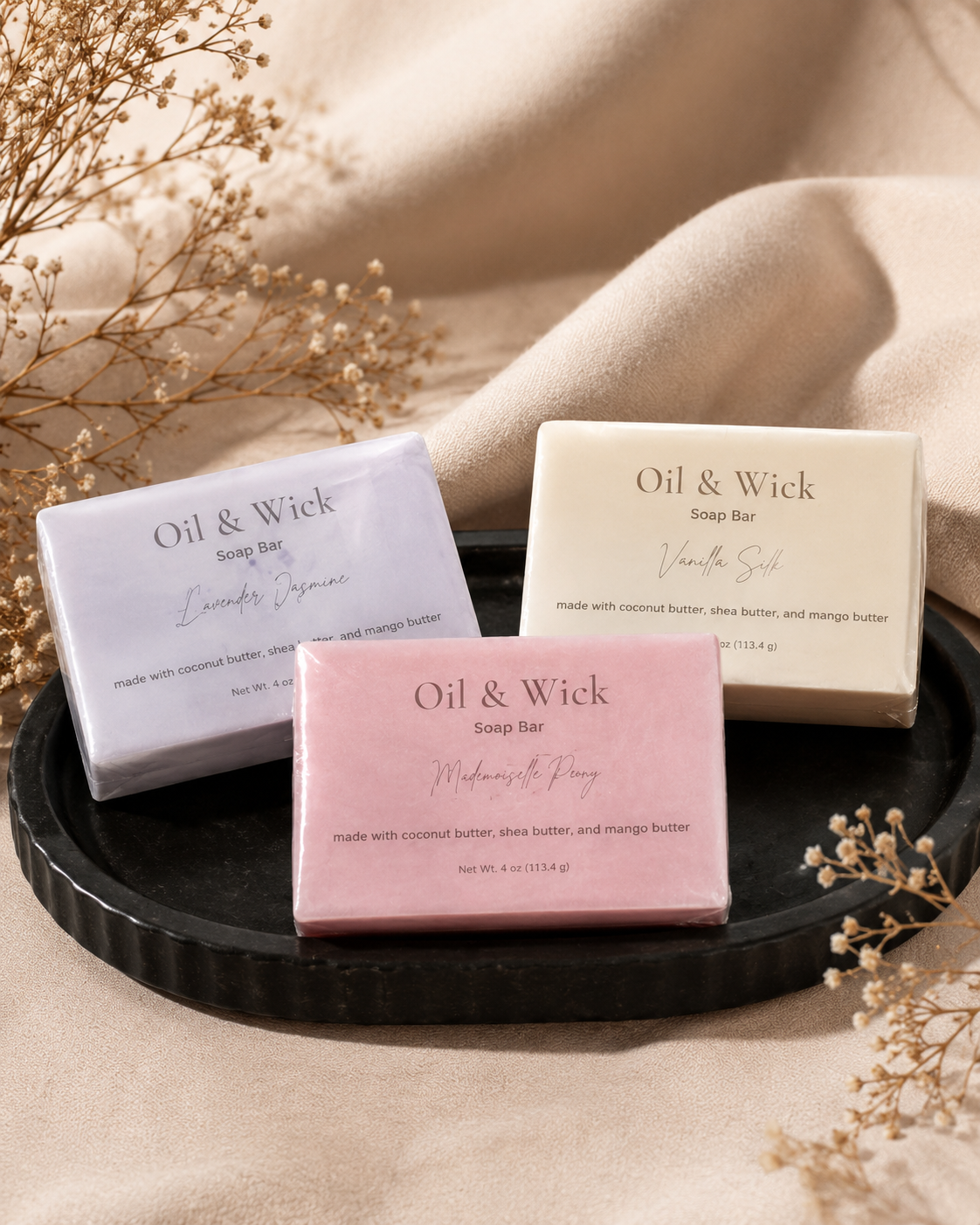 Pure Triple Butter Soap Bar