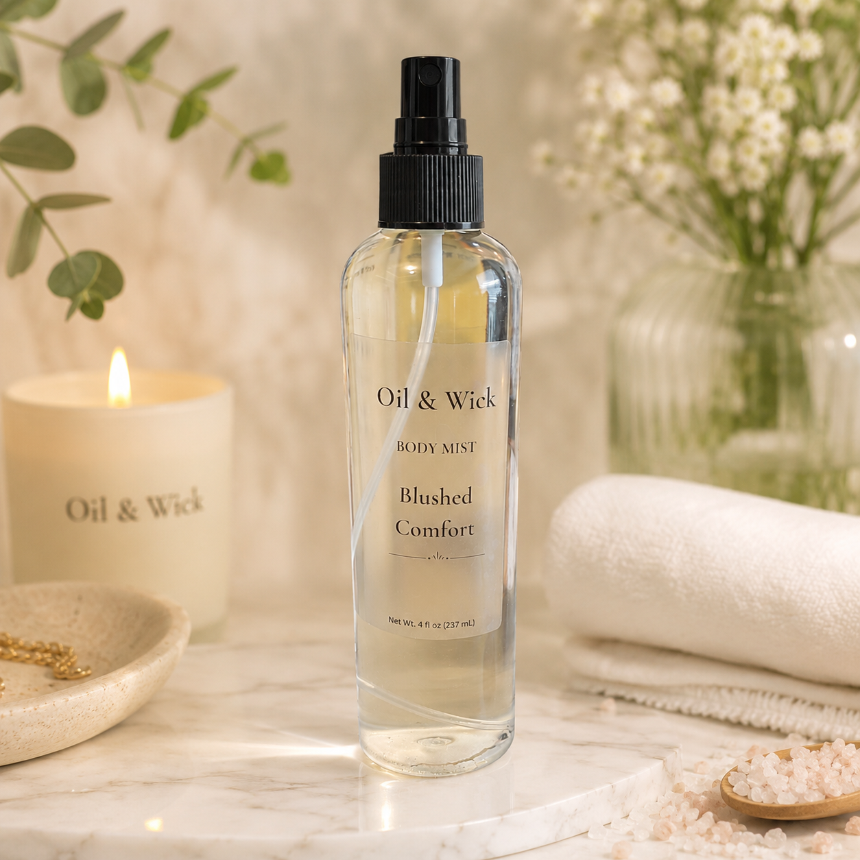 Body lotion + body mist + sugar scrub