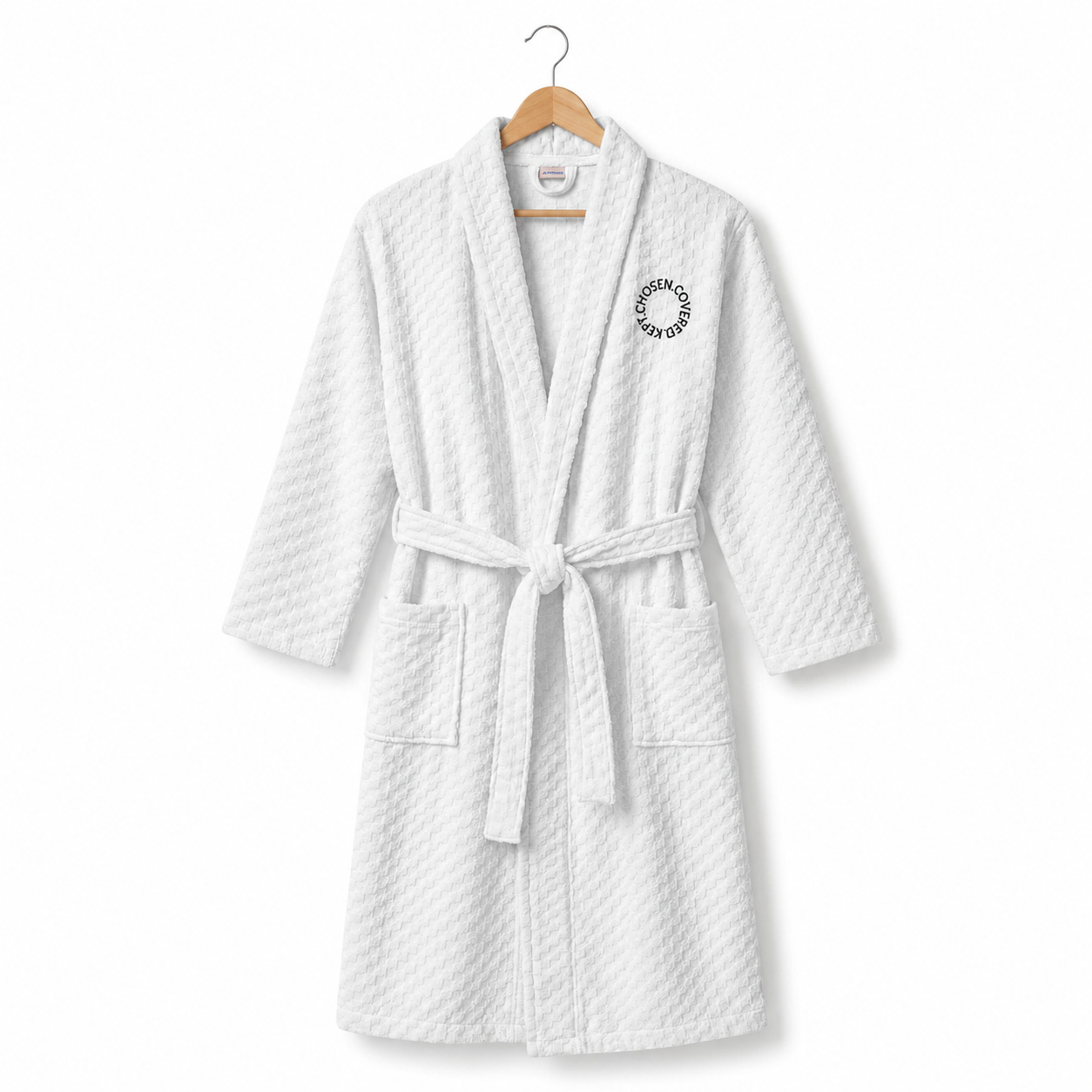 Chosen. Covered. Kept. Cotton Bathrobe.