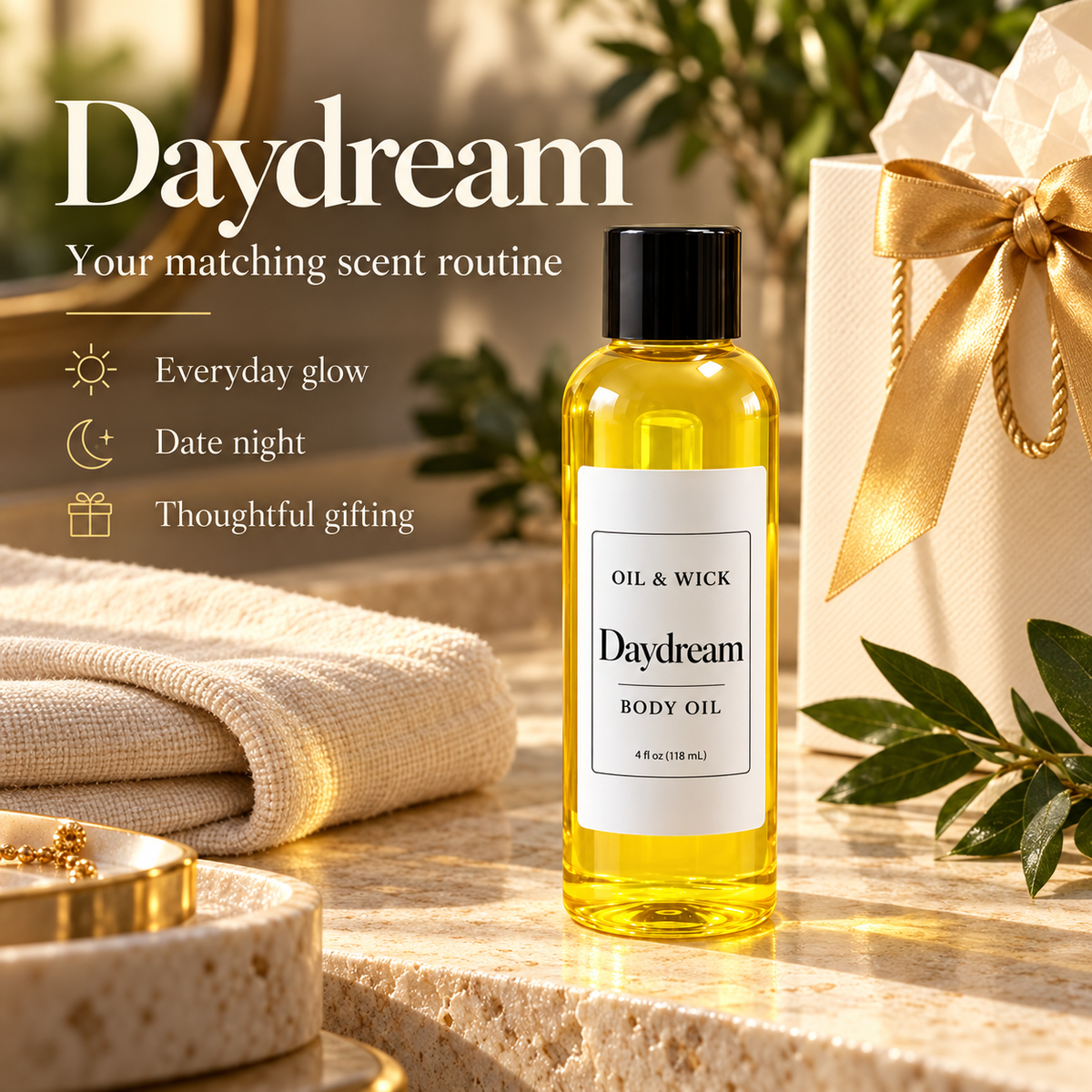 Daydream body oil — everyday glow, date night and gifting