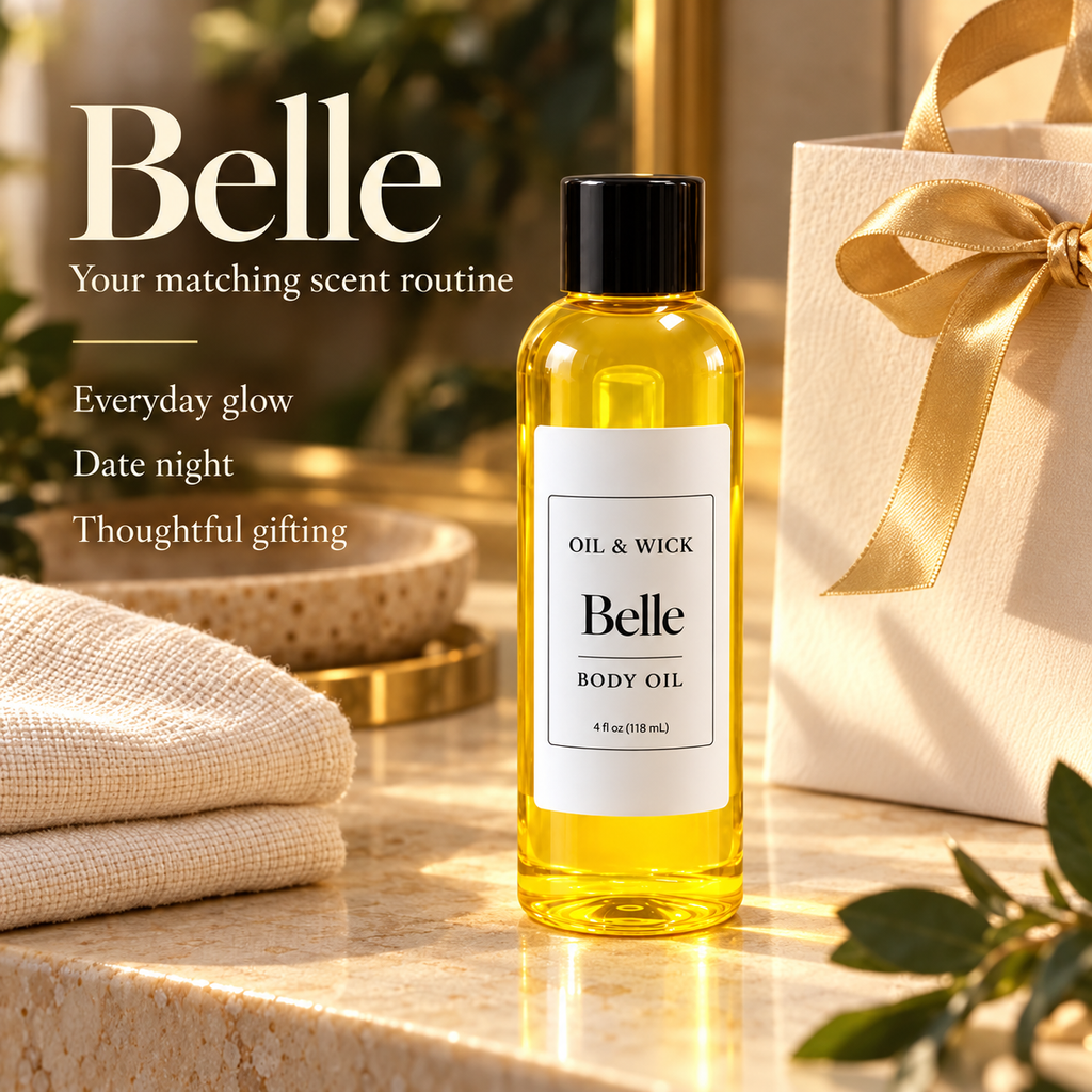 Belle body oil — everyday glow, date night and gifting