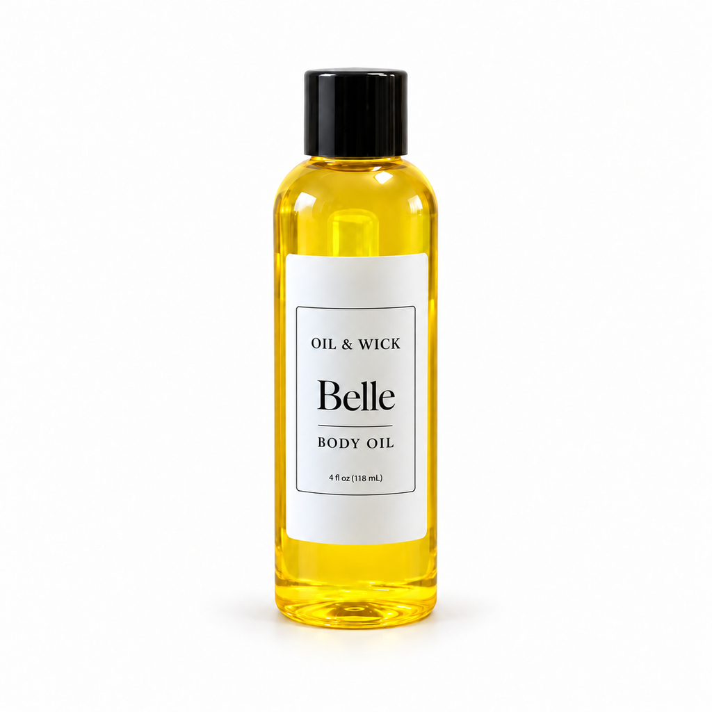 Belle body oil — product photo