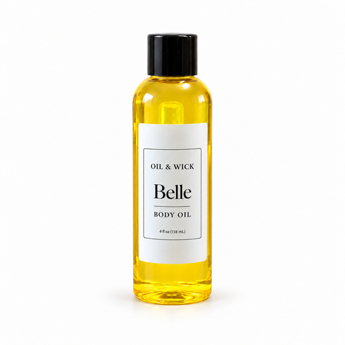 Belle body oil — product photo