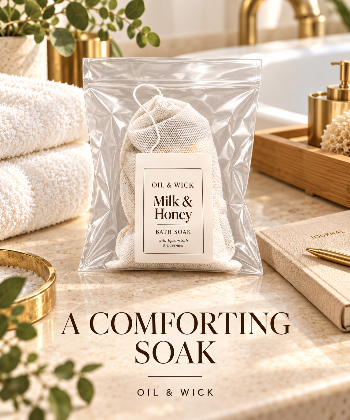 Milk & Honey Bath Soak — self-care inspiration