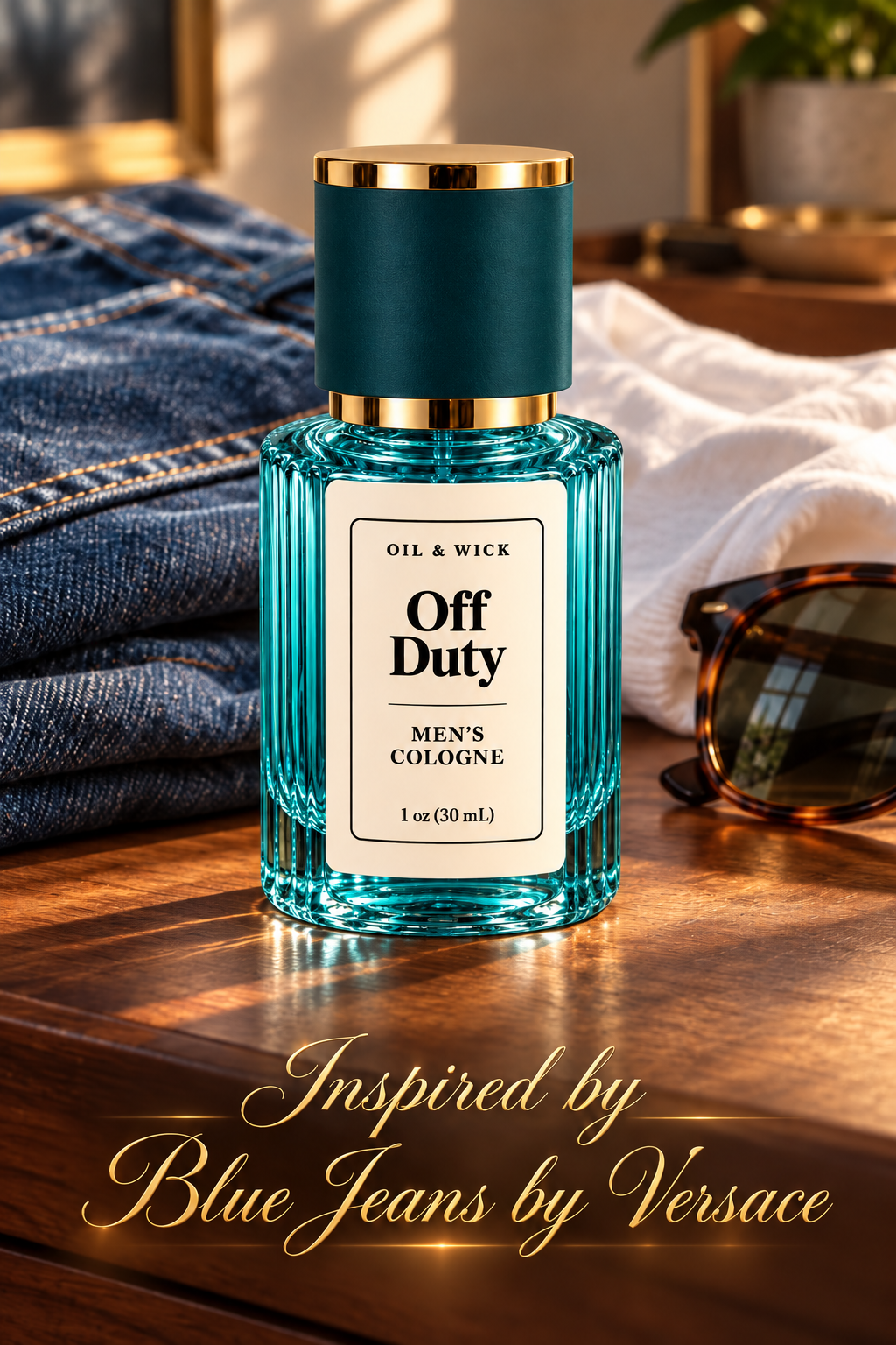 Oil & Wick Off Duty cologne lifestyle photo