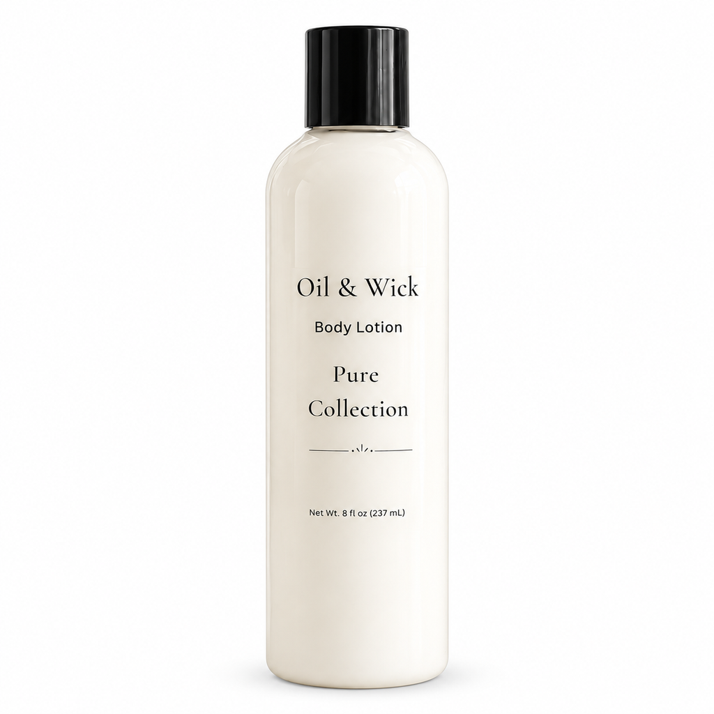 Body Lotion on white background