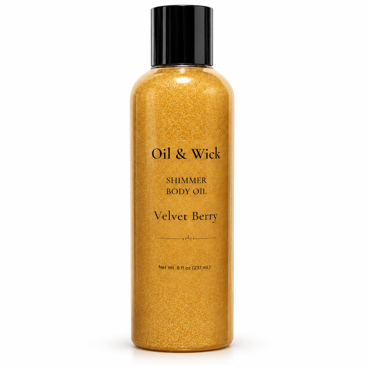 Pure Shimmer Body Oil on white background
