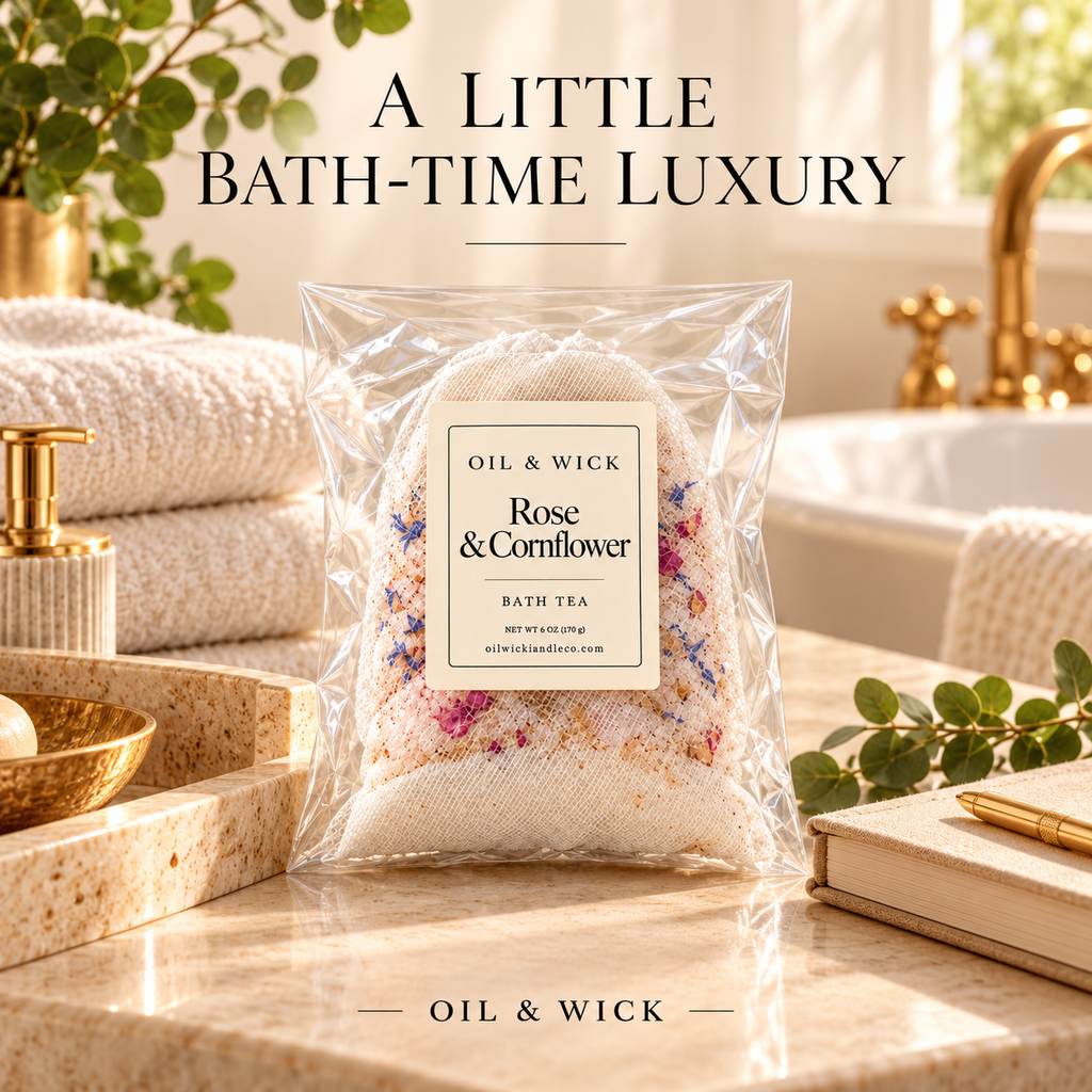 Rose & Cornflower Bath Tea – 6 oz — self-care inspiration