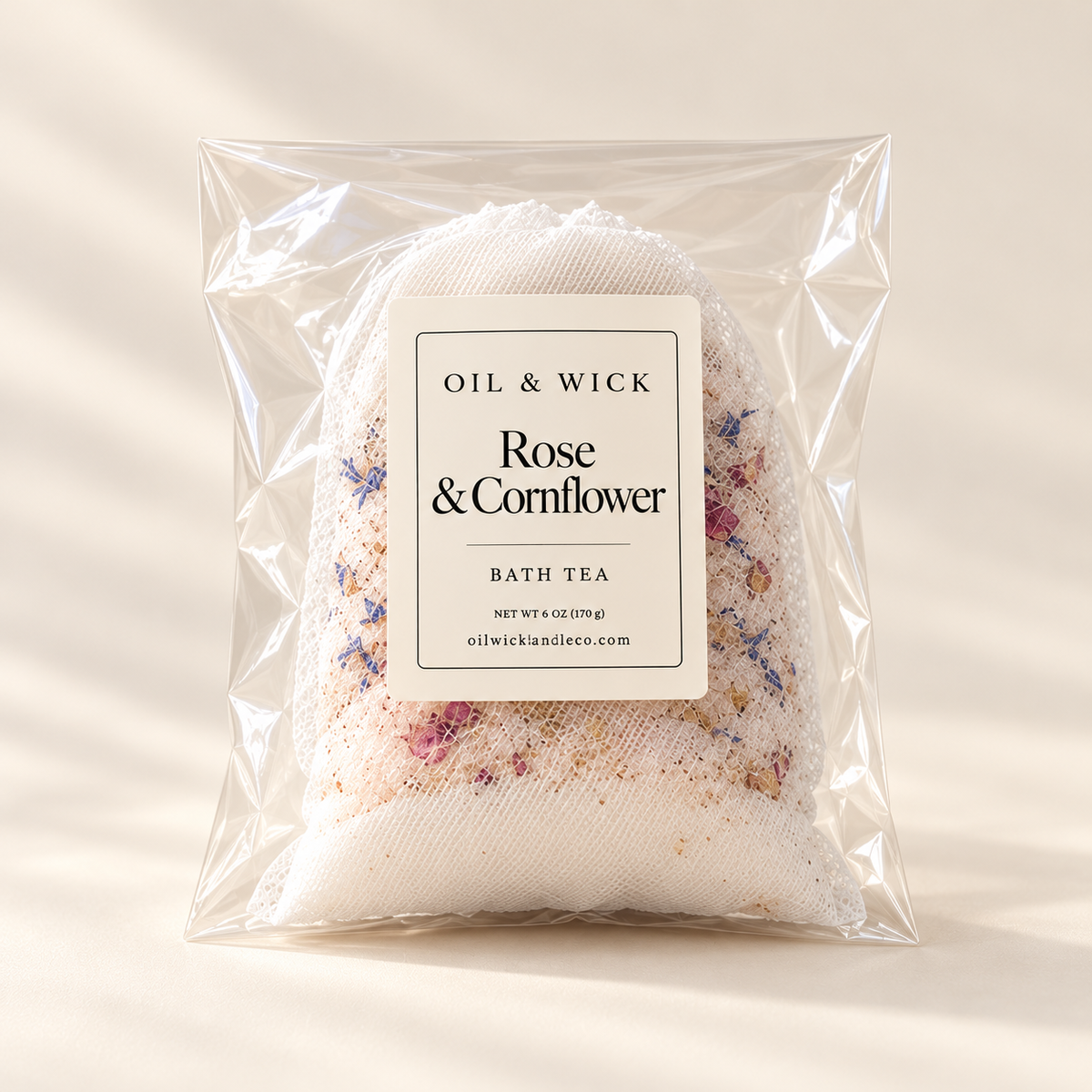 Rose & Cornflower Bath Tea – 6 oz