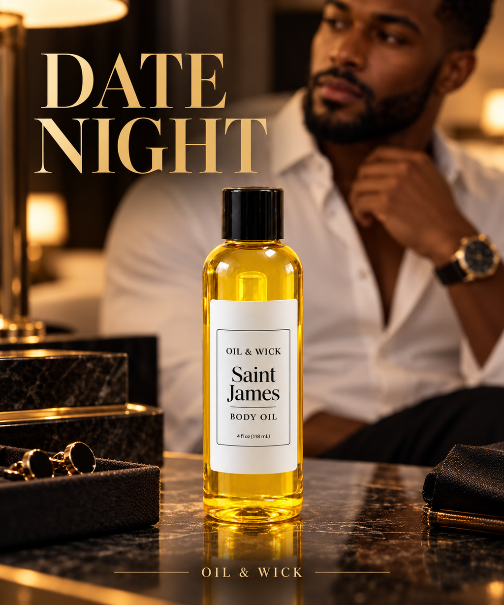 Saint James body oil — occasion inspiration