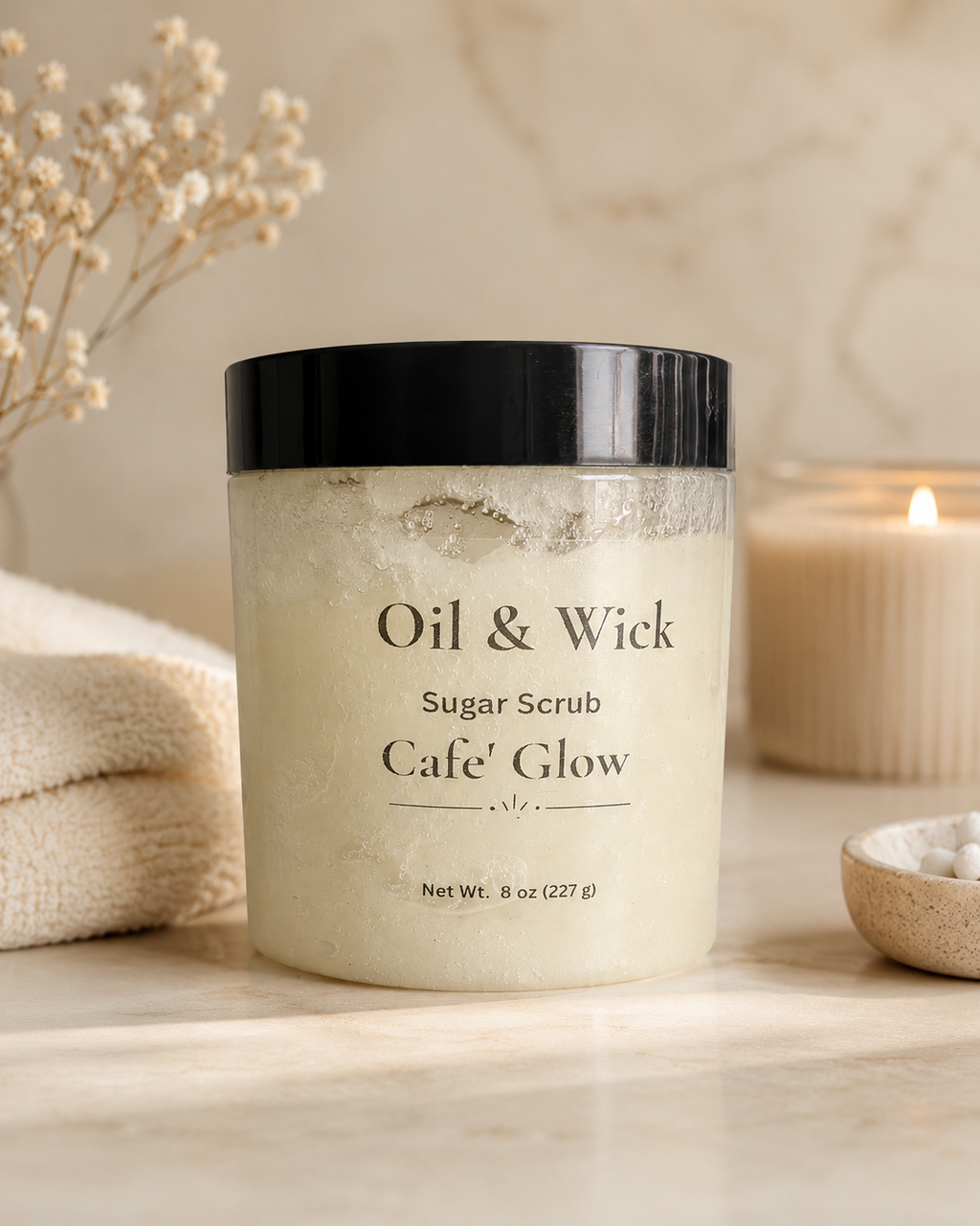 Body lotion + body mist + sugar scrub