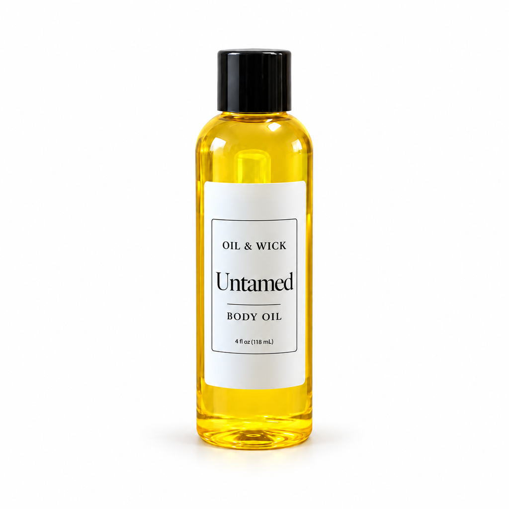 Untamed body oil — product photo